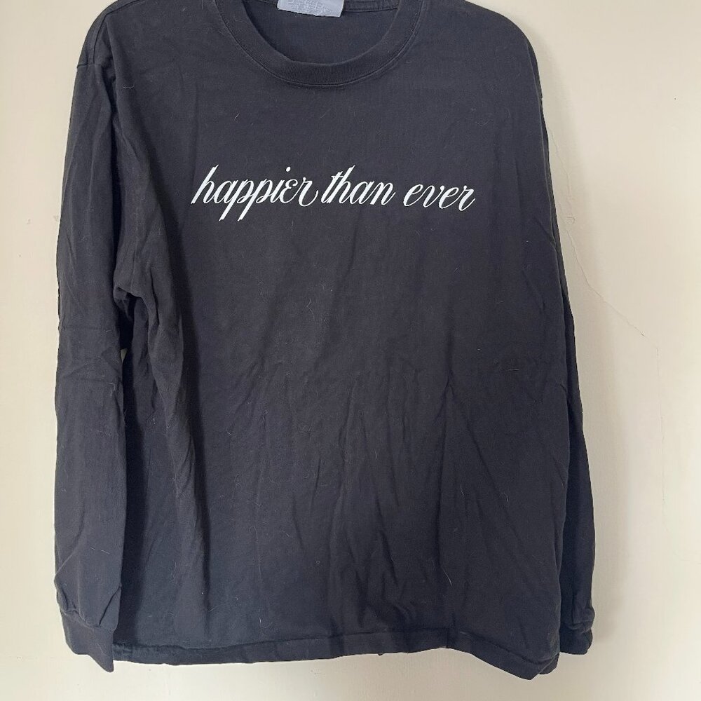 Billie Eilish band shirt from Happier Than Ever